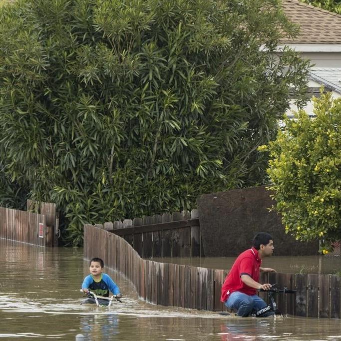 As atmospheric river exits, a new storm threatens California